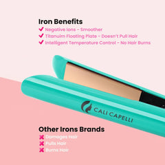 Pro-Series 1″ Titanium Hair Straightener - Mint