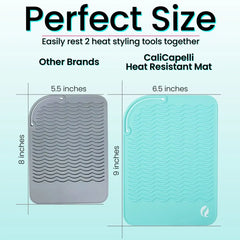 Pro Heat Resistant Mat - Mint | Calicapelli