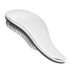 Shine Detangling Hair Brush - Silver | Calicapelli
