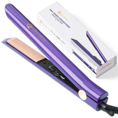 Pro-Series 1″ Titanium Hair Straightener - Purple