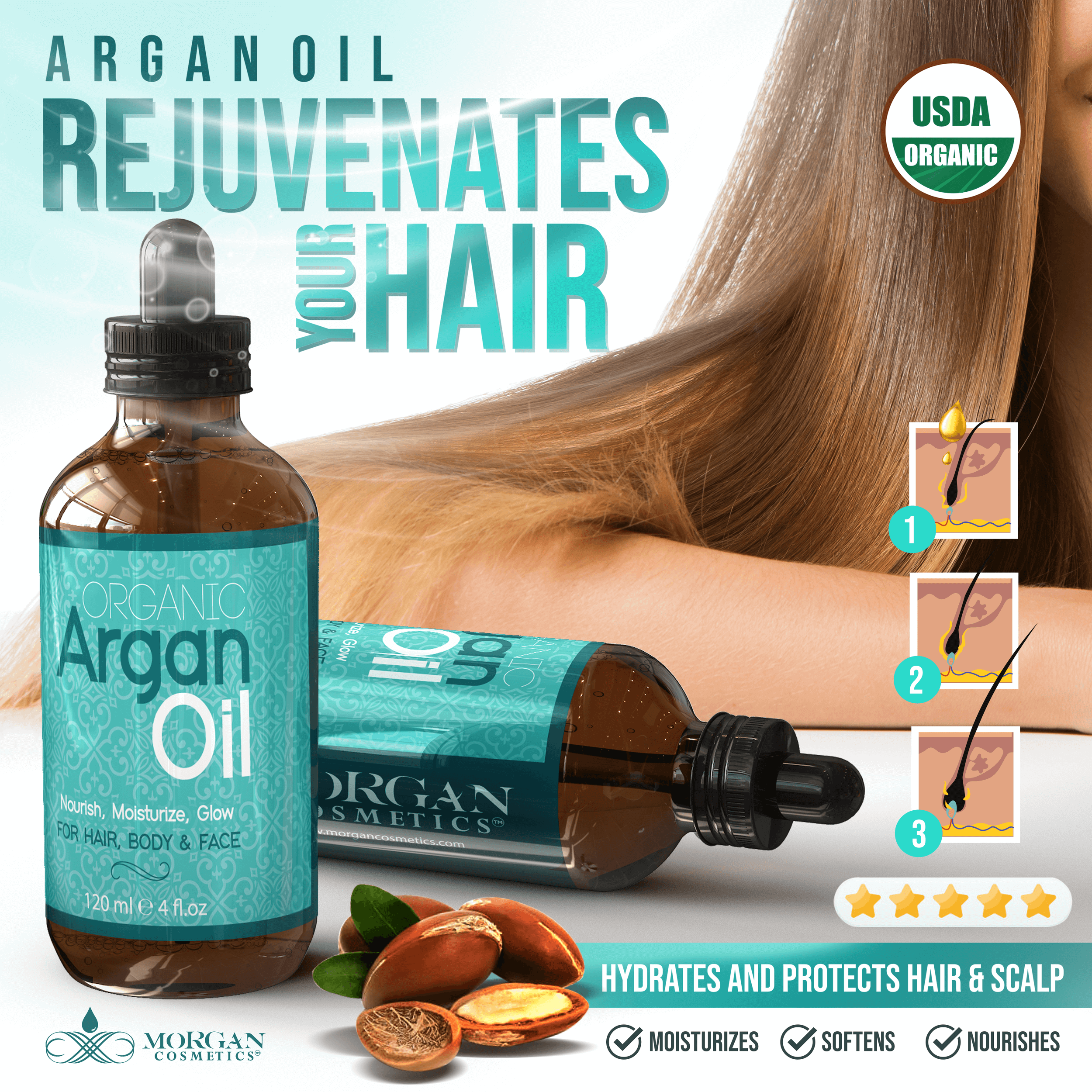 Organic Argan Oil 4 oz