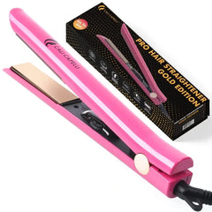 Pro-Series 1″ Titanium Hair Straightener - Pink