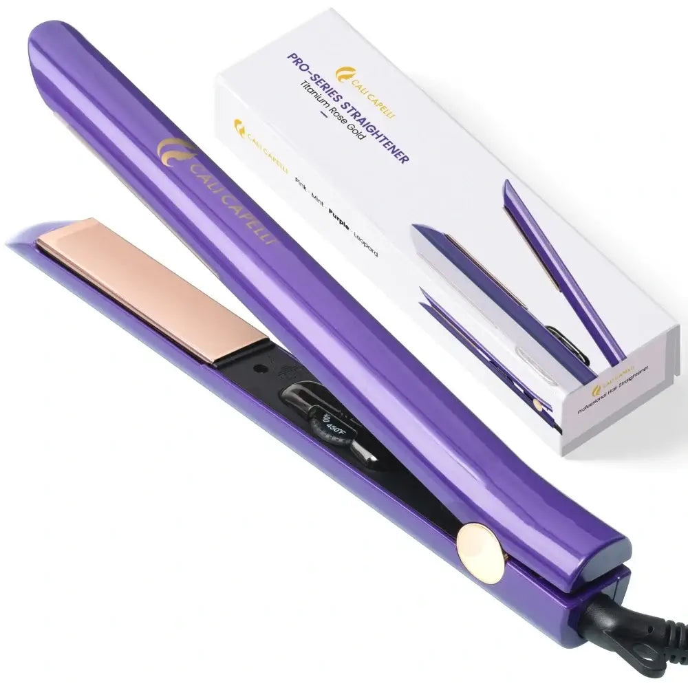 Titanium Hair Straightener Pro-Series 1″ - Purple